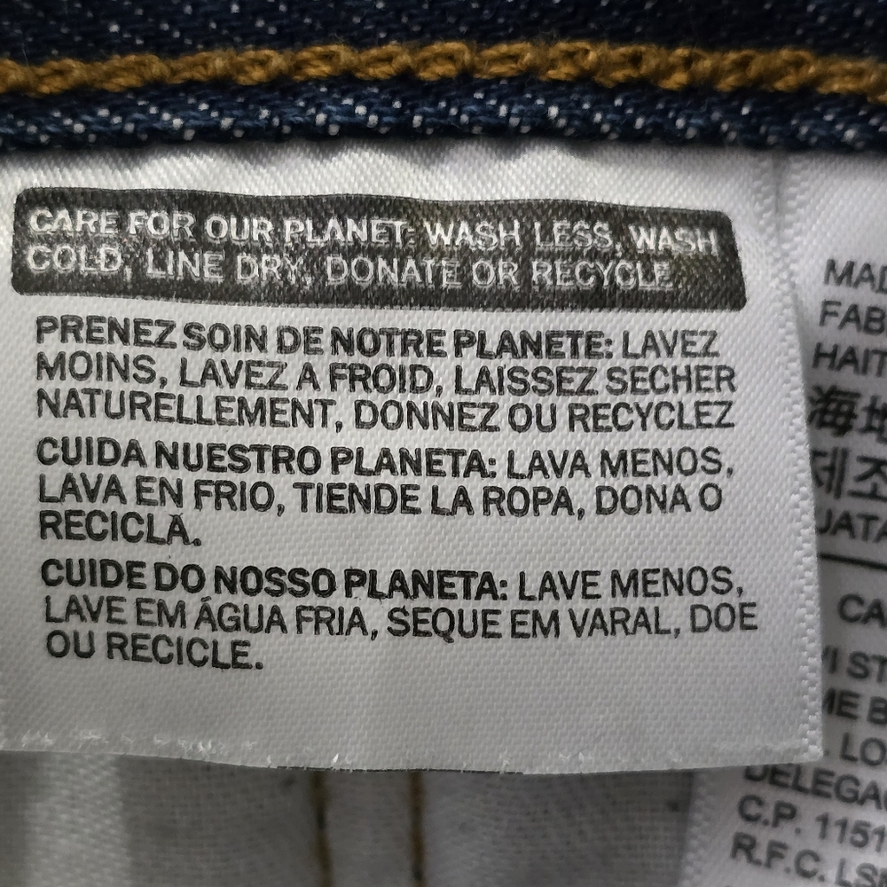 Levi's 501 Button Fly NWOT‎ Men's Blue Jeans 34 X 32 - Picture 11 of 12